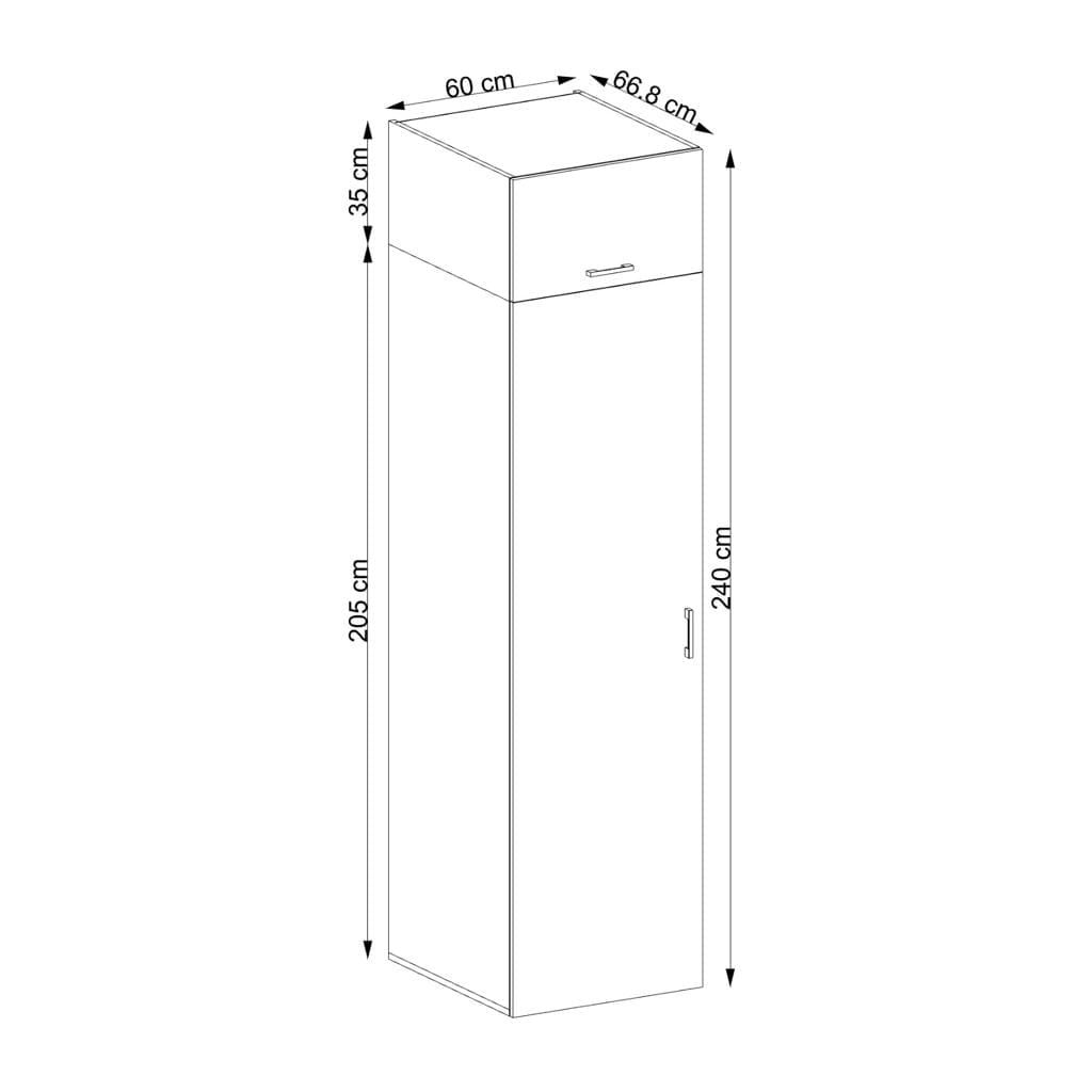 Hoge kast 240