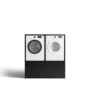 Waschmaschinenschrank Premium Schwarz